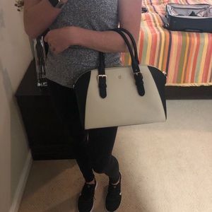 Black and white Kate Spade bag